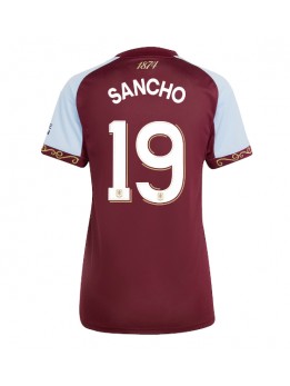 Aston Villa Jadon Sancho #19 Replika Hemmakläder Dam 2025-26 Kortärmad
